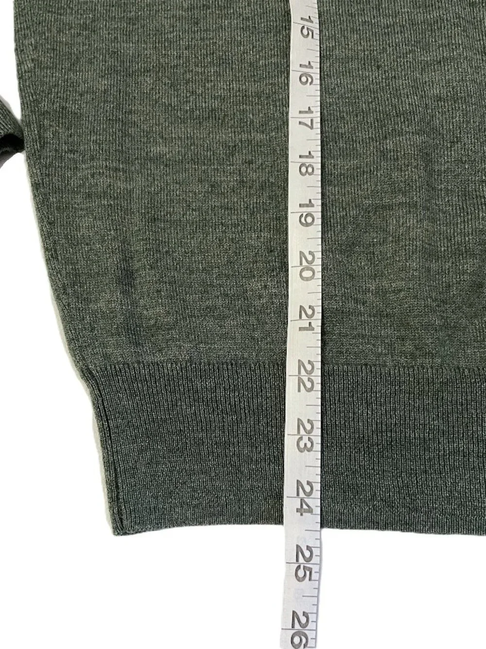 J.Crew Sweater Mens Small Wool Blend Pullover Green Lightweight Breathable AP638